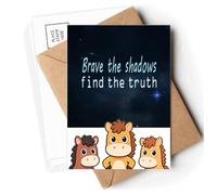 Ignorance Fatal Game Art Deco Fashion Postcards Envelopes Cards Mailing Year Horse