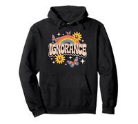 Ignorance Funny Retro Ironic Sarcastic Cute Meme Pullover Hoodie