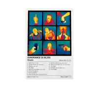 Ignorance Is Bliss - Music Album Poster Canvas Poster Bedroom Decor Sports Landscape Office Room Decor Gift Unframe-style 12x18inch(30x45cm)