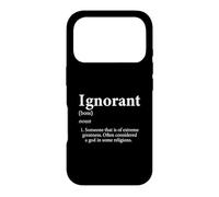 Ignorant God Meme Definition Funny Sarcastic Ignorance Joke Case for iPhone 17 Pro