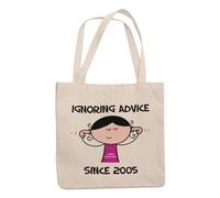 Ignoring Advice Since 2004 21st Birthday Present Women's Tote / Shoulder Bag