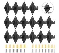 IGNPION 16Pcs Gridwall Mount Bracket, Mesh Grid Panel Support Bracket, Commercial Display Gridwall Holder Bracket Hook for Shop, Garages, Workshops