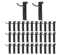 IGNPION 35Pcs Grid Panel Hooks, 5cm Retail Wall Grid Display Hooks for Display Stand Rack, Wire Grid Accessories Hangers for Shop, Garages, Workshops
