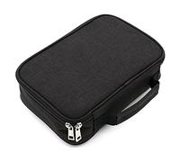 IGNPION Large Pen Pencil Case Stationery Pouch Bag Case for School/College/Uni.- Sleeve Detachable for Flexible Use (Black)