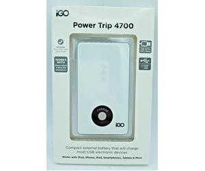 igo Power Trip 4700 Compact External Battery For Most USB devices. A32