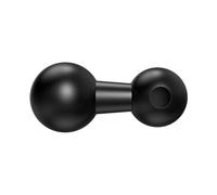 iGoevo 20mm to 17mm Ball Mount Adapter - TPU Anti-Slip Base for Stable Installation, Compatible with Garmin GPS, Phone, and Vehicle Mounts
