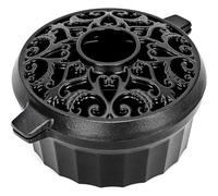 IGOHEALS Wood Stove Steamer - Rust Resistant Cast Iron Humidifier Pot with Three-Layer Porcelain Coating for Woodstove, Indoor Fireplace Steamer for Dry Winter, Decorative, 2.7 Quart-Black