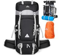 IGOLUMON 60L Hiking Backpack with Rain Cover Waterproof Large Camping Rucksack for Men Women Backpacking Backpack Lightweight Trekking Walking Travel Backpack Rucksack for Outdoor Sports