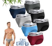 IGOLUMON Mens Underwear Briefs 7 Pack Bamboo Rayon Mens Underpants Multipack No Fly Stretch Fit Men's Briefs Tag-Free Mid Waist Men's Underwear