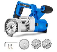 Igooo Toe Kick Saw EKS85 - 3-3/8 in. Blades, Alloy & Diamond, Flush Cutting, Subfloor & Tile Removal, 230V