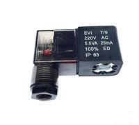 IGOQTHSQE 1Pc for 4V210-06/08 4V220-06/08 4V230C 2P025-06/08 2V025-06/08 3V1-06 Plug Type DC 12V/24V AC 110V/220V Valve Solenoid Coil(220 Volt)