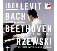 Johann Sebastian Bac - Igor Levit Bach Beethoven Rzewski - New CD - P15z