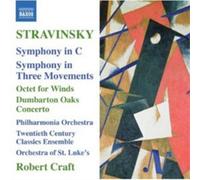 Igor Stravinsky – Symphony in C / Symphony in Three Movements / Octet / Dumbarton Oaks – CD – NAXOS