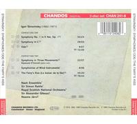 IGOR STRAVINSKY: SYMPHONY NO. 1; SYMPHONY IN C; SYMPHONY IN THREE MOVEMENTS; SYM