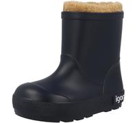 Igor Yogi Navy Fleece Wellington Boots 4mm Sole
