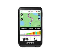 iGPSPORT BiNavi Bike Computer, Map Navigation Touch Screen Music Control Climb Tips, Wireless GPS Cycling Computer, Black