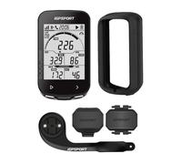 iGPSPORT BSC100S Wireless Bike Computer Set, 2.6'' LCD Screen Auto Backlight, IPX7 Waterproof, 40H Battery Life, ANT+/Bluetooth 5.0 GPS Cycle Computer