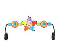 iGRATENS Baby Bouncer Toy Bar - Toy Bar for Baby Bouncer Seat, Brightly Colored Shape, Develop Motor Skills, Wooden Toys, Environmentally Friendly Paint, Rainbow