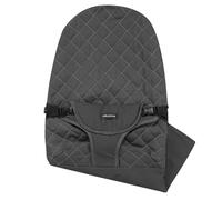 iGRATENS Fabric Seat for Bouncer - Baby Bouncer Cover Compatible with Balance Soft & Bliss Model, 100% Cotton, Skin -Friendly, Machine Washable, Black