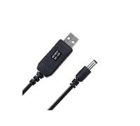 iGreely USB to DC 5V to 12V Voltage Step Up Converter Cable - 3ft/1m, DC Jack 5.5 x 2.5mm or 5.5 x 2.1mm, USB Charger