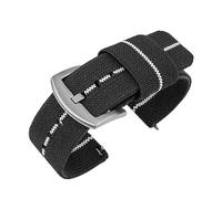 IGRIXLSD 1PC Quick Release Nylon Watch Band, Compatible with 18 20 22 24mm, Dual Colors Adjustable Wrist Strap, for Men and Women, One Color, 18mm