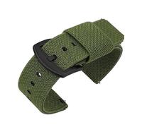 IGRIXLSD 1PC Quick Release Watch Band, Compatible with 18 20 22 24mm, Adjustable Braided Nylon Wrist Strap, for Men and Women, Green, 18mm