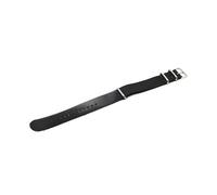 IGRIXLSD 1PC Watch Band, Compatible with 18 20 22 24mm, One-piece PU Wrist Strap Replacement, for Men and Women, Black, 20mm