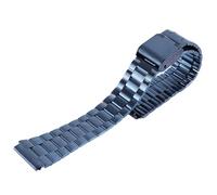 IGRIXLSD 1PC Watch Band Compatible with 18MM, Stainless Steel Watch Strap Replacement Fit for A158W/F91W/AE1200(Blue)