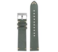 IGRIXLSD 1PC Watch Band, Compatible with 20 22mm, Quick Release, Leather Wrist Strap, for Galaxy watch3/5, Green, 22 mm
