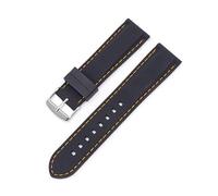 IGRIXLSD 1PC Watch Band, Quick Release Silicone Sport Waistband Replacement, 16mm 18mm 20mm 22mm 24mm, for Men and Women, Orange, 18mm
