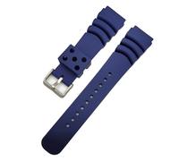 IGRIXLSD 1PC Wrist Strap Compatible with 20 22mm, Adjustable TPU Watch Band Replacement, Blue, 20mm
