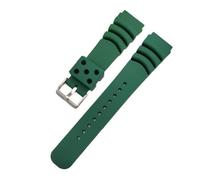 IGRIXLSD 1PC Wrist Strap Compatible with 20 22mm, Adjustable TPU Watch Band Replacement, Green, 22 mm