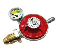 IGT 37Mbar Propane Regulator with Pressure Gauge - Screw-In, Compatible with Calor & Flogas Cylinders for BBQs, Patio Heaters & Camp Stoves