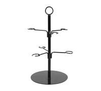 IGTOPS Cocktail Tree Stand, Wine Glass Flight Tasting Display for Drinks, Wine, Cocktails, Martini, Bridal Shower, Mimosa Bar Parties and Events (2 Tier with 6 Holders)