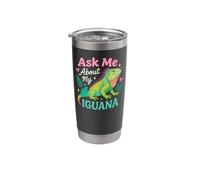 Iguana Ask Me About My Iguana Stainless Steel Insulated Tumbler