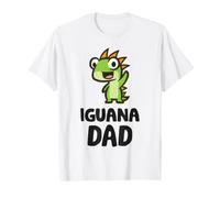Iguana Dad Reptile Green Iguana Lizard Dad T-Shirt