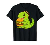 Iguana Eating a Hamburger T-Shirt