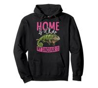 Iguana Home Is Where My Dinosaur Is Pullover Hoodie