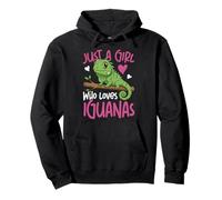 Iguana Just A Girl Who Loves Iguanas Pullover Hoodie