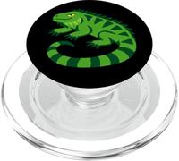 Iguana Minimalist Simple Badge Animal PopSockets PopGrip for MagSafe