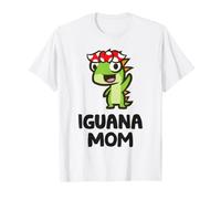 Iguana Mom Reptile Green Iguana Lizard Mom T-Shirt