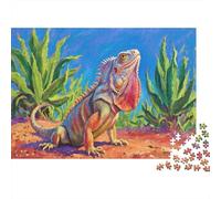 Iguana Puzzles 1000 Piece The Blue Sky Decoration Puzzle for Adults And Kids Gift High Difficulty Game Challenging Puzzles 1000pcs (75x50cm)