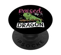 Iguana Raised By A Dragon PopSockets Adhesive PopGrip