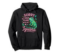 Iguana Sorry I Have Plans With My Iguana Pullover Hoodie