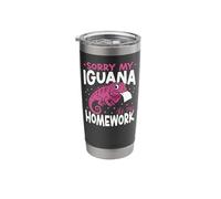 Iguana Sorry My Iguana Ate My Homework Stainless Steel Insulated Tumbler