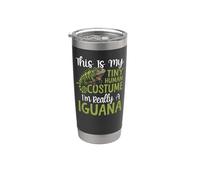 Iguana This is My Tiny Human Costume I'm Really A Iguana Stainless Steel Insulated Tumbler