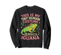 Iguana This Is My Tiny Human Costume I'm Really A Iguana Sweatshirt