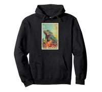 Iguanas Iguana Tarot Card Pullover Hoodie
