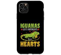 Iguanas left footprints on my hearts - Iguana Case for iPhone 11 Pro Max