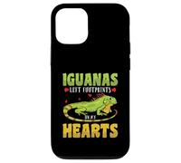 Iguanas left footprints on my hearts - Iguana Case for iPhone 12/12 Pro
